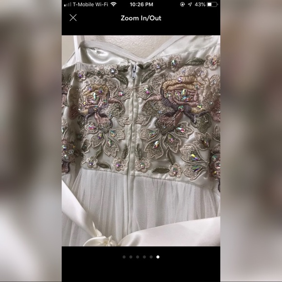 White Formal Dress - Picture 6 of 6